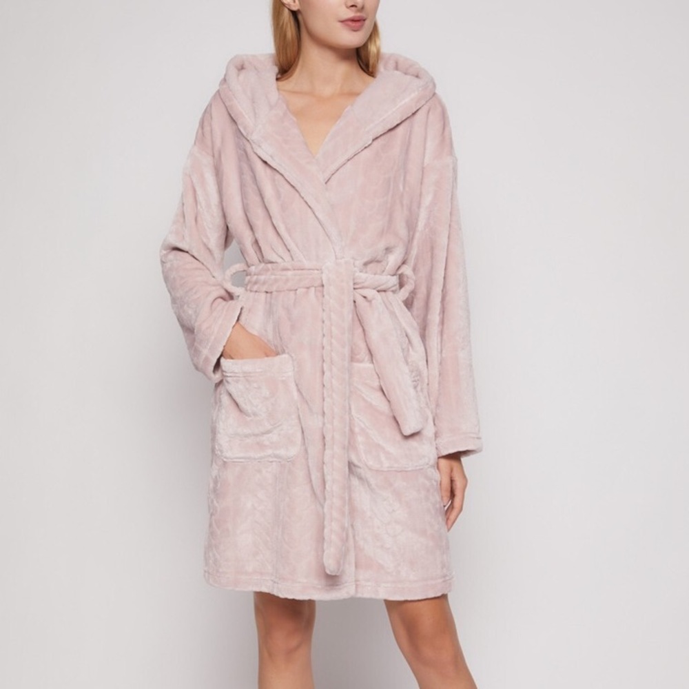 Zolla plush bathrobe small new